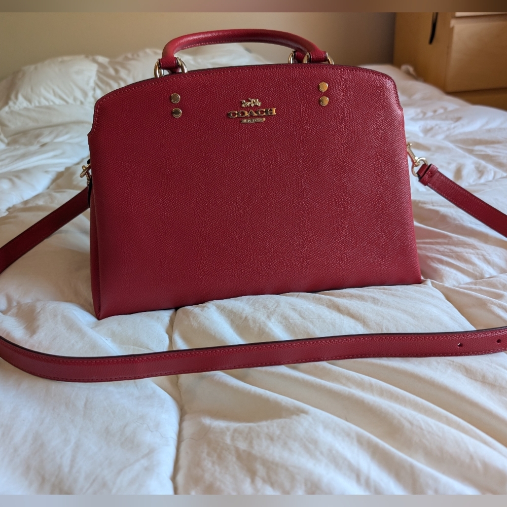 Coach True Red Lillie Carryall
